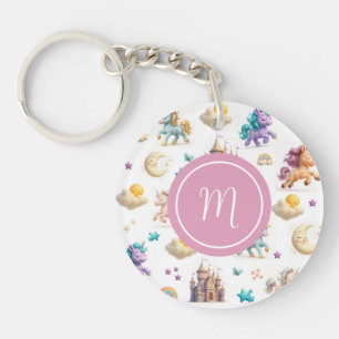Porte-clefs Unicorns & Fairytale Castle - Imaginaire de Whimsi