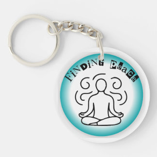 Porte-clefs Unique Finding Peace Art Designs - Happy Shopping