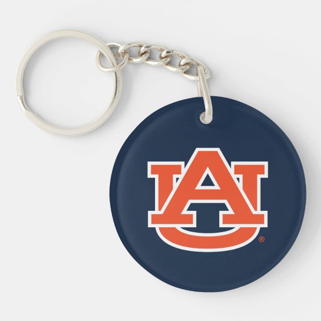 Porte-clefs Université d'Auburn | Auburn UA Logo (Devant)