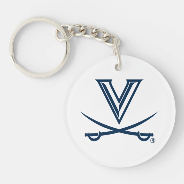Porte-clefs Université de Virginie Sabre (Devant)