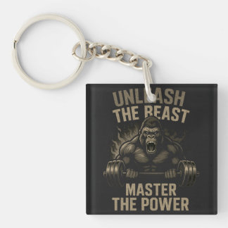 Porte-clefs Unleash the Beast – Bodybuilding Power Muscle Gift