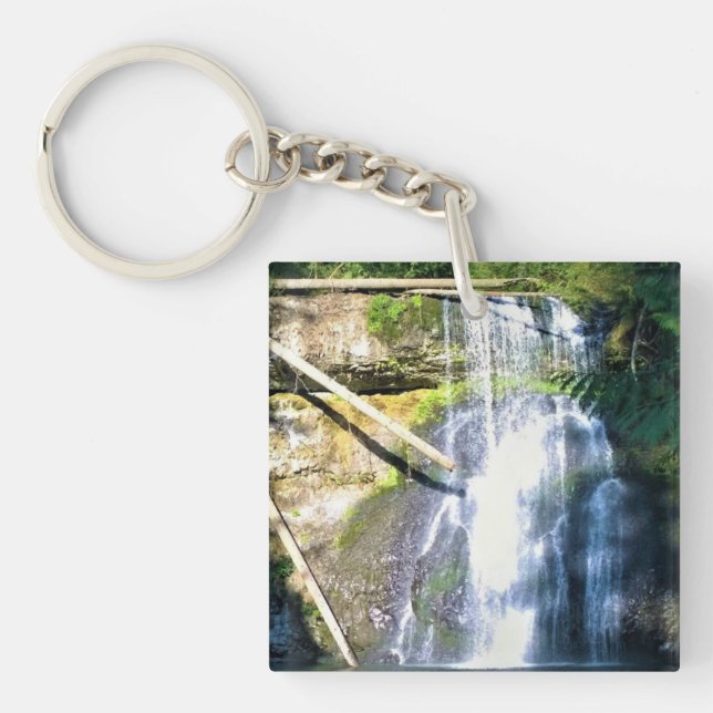 Porte-clefs Upper North Falls, Silver Falls, Oregon (Devant)