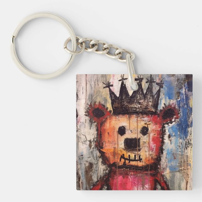 Porte-clefs Urban Bear King GRAFFITI (Devant)