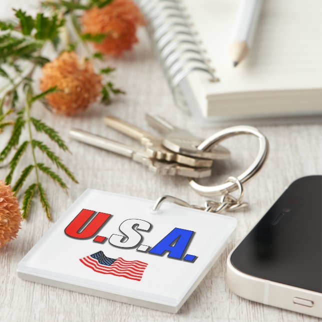 PORTE-CLEFS USA (Devant Droit)