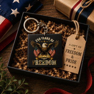 Porte-clefs USA 250 Ans de Liberté Aigle Américain