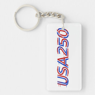 Porte-clefs USA 250e anniversaire 1776-2026 Patriotique Améric