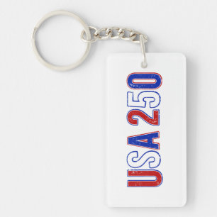 Porte-clefs USA 250e anniversaire 1776-2026 Patriotique Améric