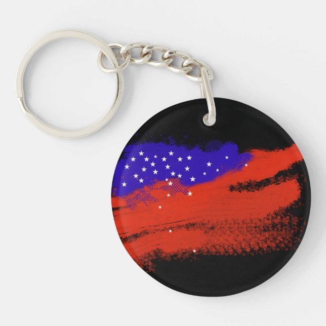 Porte-clefs USA Flag (Devant)