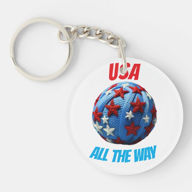 Porte-clefs USA Tout le long (Devant)