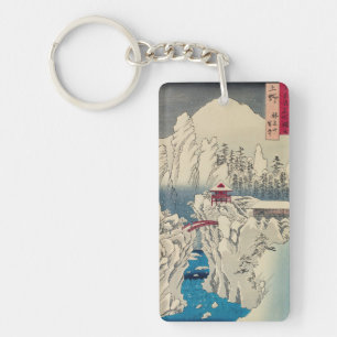 Porte-clefs Utagawa Hiroshige - Neige sur le mont Haruna
