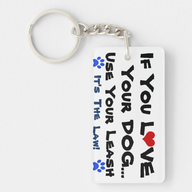 Porte-clefs Utiliser votre Porte - clé de laisse (Devant)