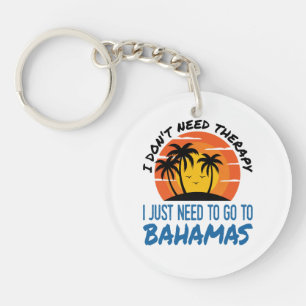 Porte-clefs Vacances aux Bahamas Séjour thérapeutique sur la p