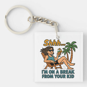 Porte-clefs Vacances d'enseignant amusant