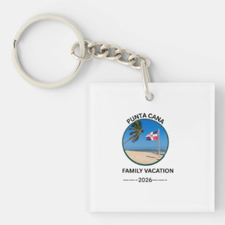 Porte-clefs Vacances familiales à Punta Cana en République dom