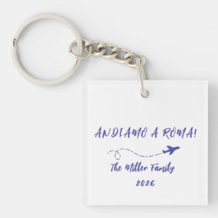 Porte-clefs Vacances sur mesure en famille Andiamo a Roma Ital