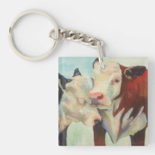 Porte-clefs Vaches amoureuses