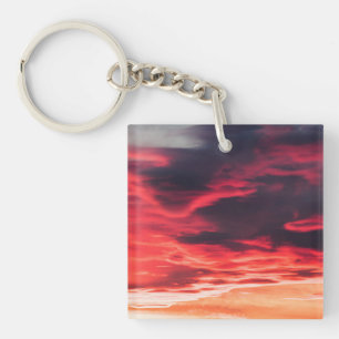 Porte-clefs vague féline