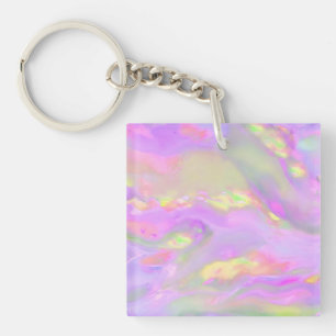 Porte-clefs Vagues abstraites colorées tendance jolies