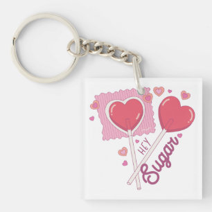 Porte-clefs Valentine Hey Sugar