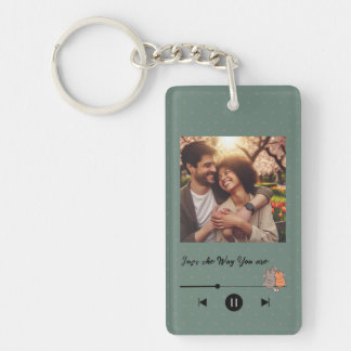 Porte-clefs Valentine's Day Custom Photo Keychain 