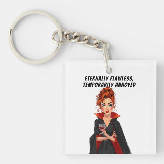 Porte-clefs Vampire éternel sans faute Ms Sass (Devant)