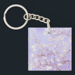 Porte-clefs Van Gogh Almond Blossoms Lavande<br><div class="desc">Lavender Almond Blossoms par Vincent Van Gogh modification de couleur copyright 2sweet4wordsDesigns/ PureVintage Love Lavender Almond Blossoms pour une touche artistique au style personnel, mariage, Baby shower, cadeaux de bureau ou fête du printemps : Célébrez vos occasions spéciales avec la beauté enchanteresse des fleurs d'amandes de Vincent Van Gogh. Nos...</div>