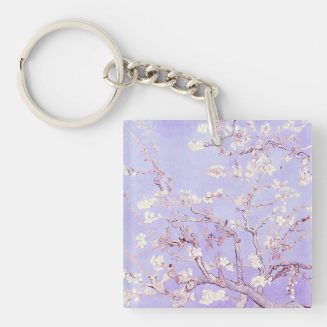 Porte-clefs Van Gogh Almond Blossoms Lavande (Devant)