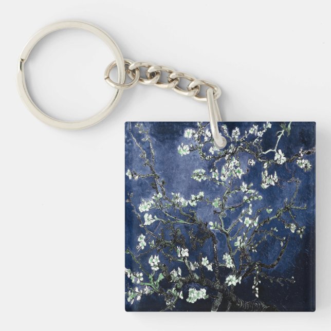 Porte-clefs Van Gogh Almond Blossoms Midnight Blue (Devant)