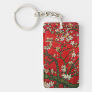Porte-clefs Van Gogh Almond Blossoms Red