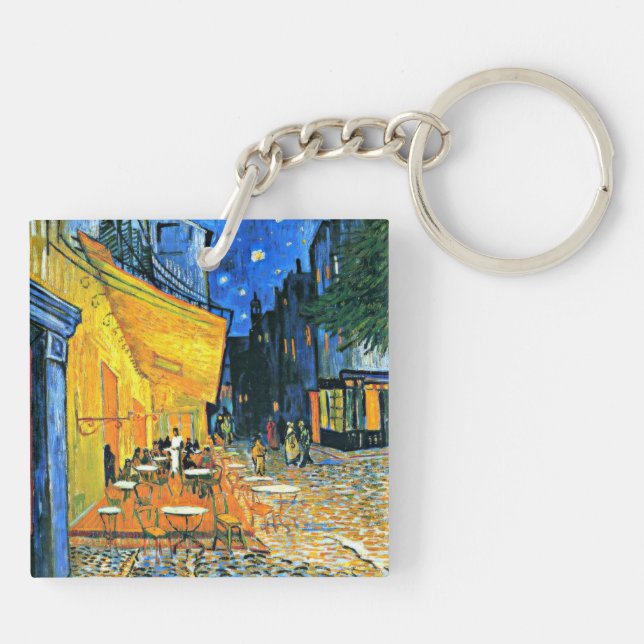 Porte-clefs Van Gogh - Cafe Terrasse, (Dos)
