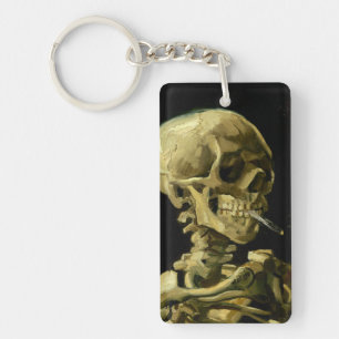 Porte-clefs Van Gogh Fumer du squelette