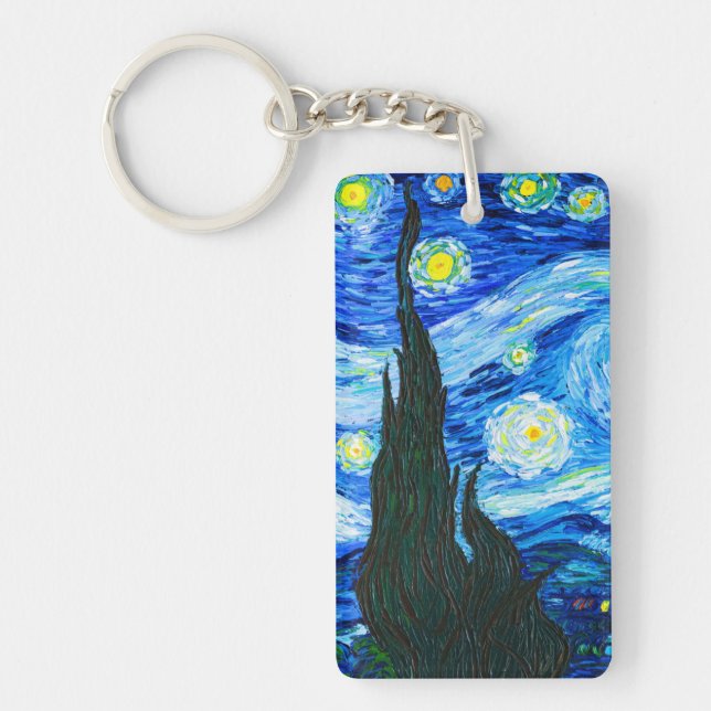 Porte-clefs Van Gogh Starry Night (Devant)