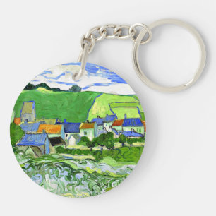 Porte-clefs Van Gogh - Vue d'Auvers
