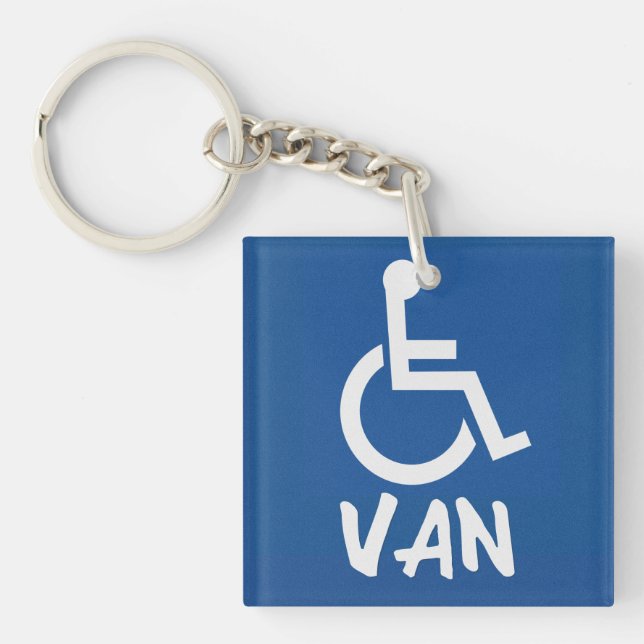 Porte-clefs Van Handicapé (Devant)