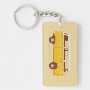Porte-clefs Van jaune   Florent Bodart