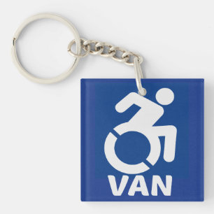 Porte-clefs Van Modern Handicap