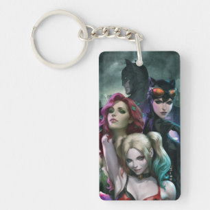 Porte-clefs Variante de couverture de Gotham City Sirens #1000