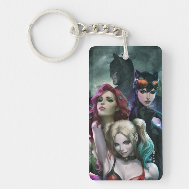 Porte-clefs Variante de couverture de Gotham City Sirens #1000 (Devant)