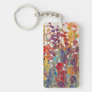 Porte-clefs Variété de fleurs