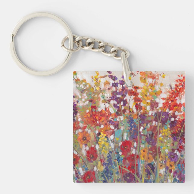 Porte-clefs Variété de fleurs (Devant)