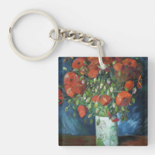 Porte-clefs Vase par Red Poppies Vincent van Gogh