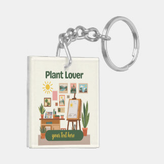 Porte-clefs Végétation personnalisée et conception d'espace de