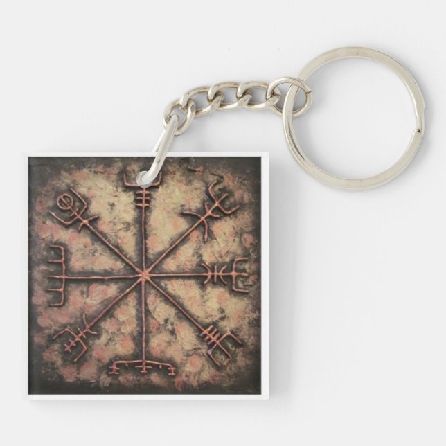 Porte-clefs Vegvisir (Dos)