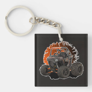 Porte-clefs Véhicule tout-terrain UTV de dessin animé