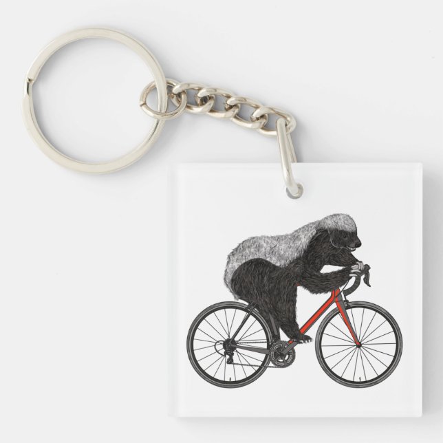 Porte-clefs Vélo à vélo Honey Badger vélo (Devant)