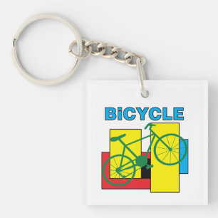 Porte-clefs Vélo bloc couleur