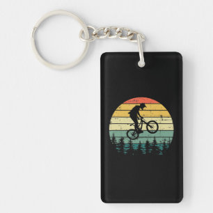 Porte-clefs Vélo de montagne MTB Vintage Downhill