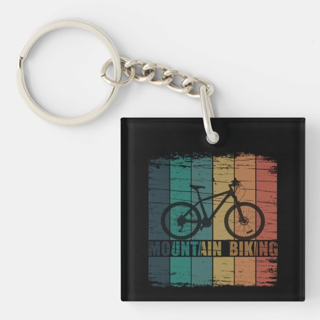 Porte-clefs Vélo de Montagne Vintage Mtb (Devant)