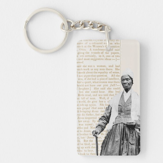 Porte-clefs Vérité de Sojourner - droits de la femme (Devant)