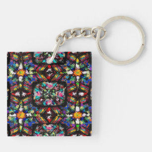Porte-clefs Verre d'acier équatorien